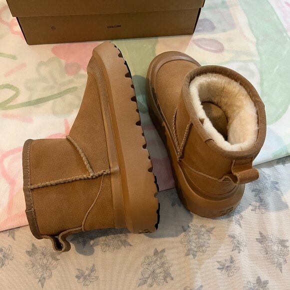 UGG Platform Snow Boots Classic Short Style - Picture 5 of 7